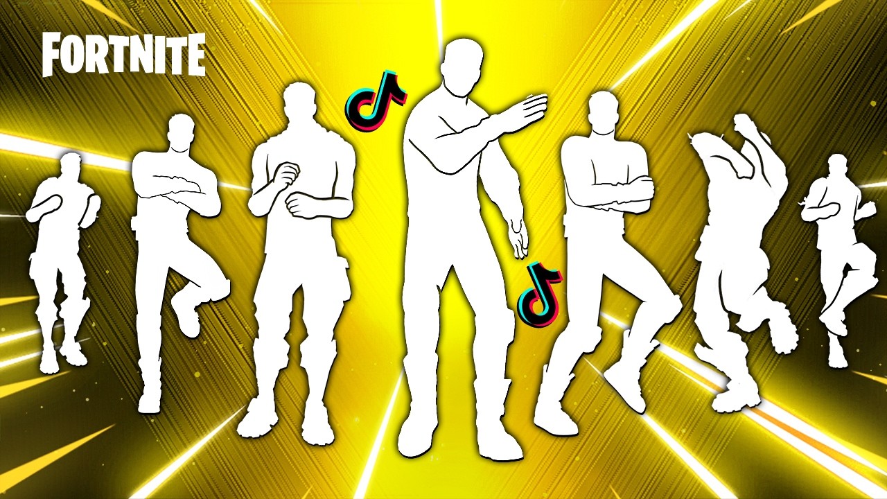 Top 30 Popular TikTok Dances & Emotes in Fortnite (Passinho do Jamal, Starlit, Rollie)