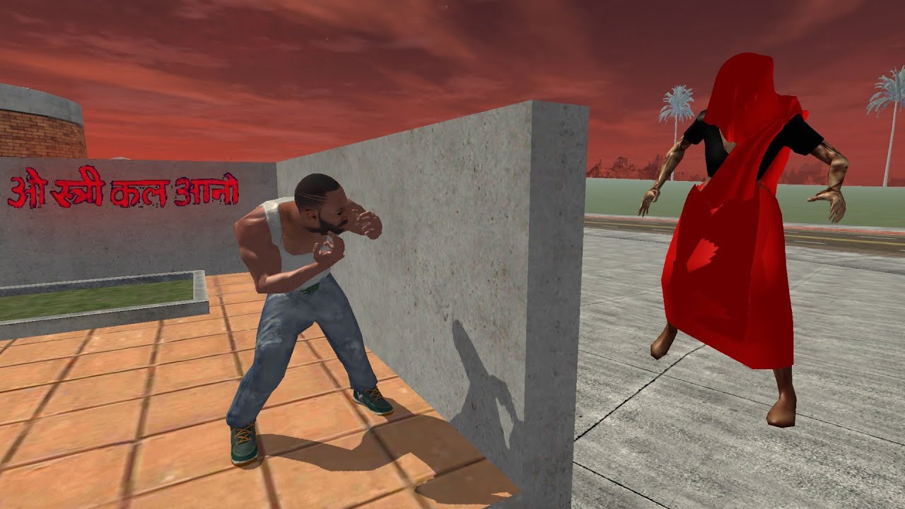 Franklin Fight Stree In Indian Bike Driving 3D
