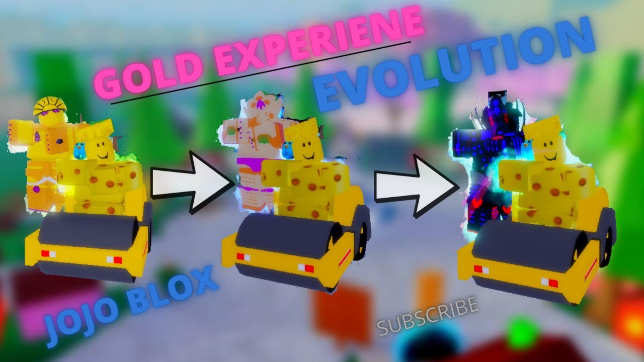 JOJO BLOX GOLD EXPERIENCE EVOLUTION