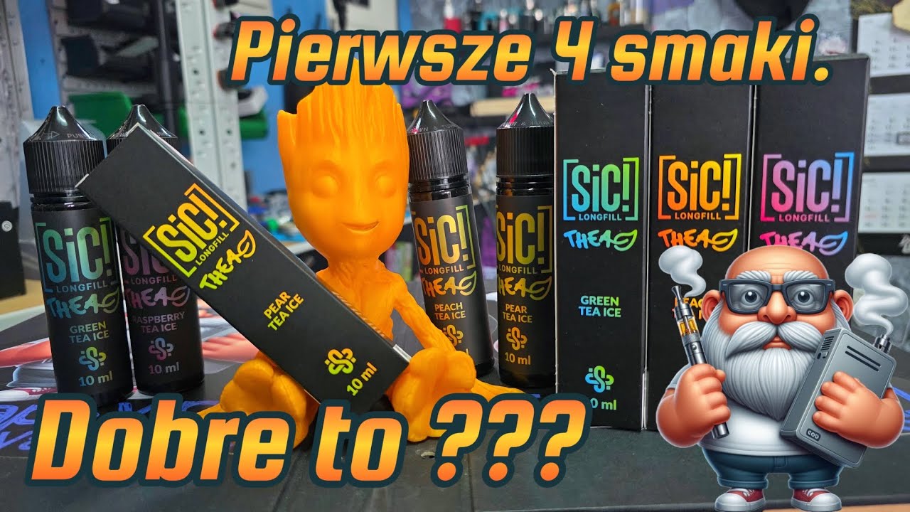 SiC! Longfill. Na stole pierwsze 4 smaki.