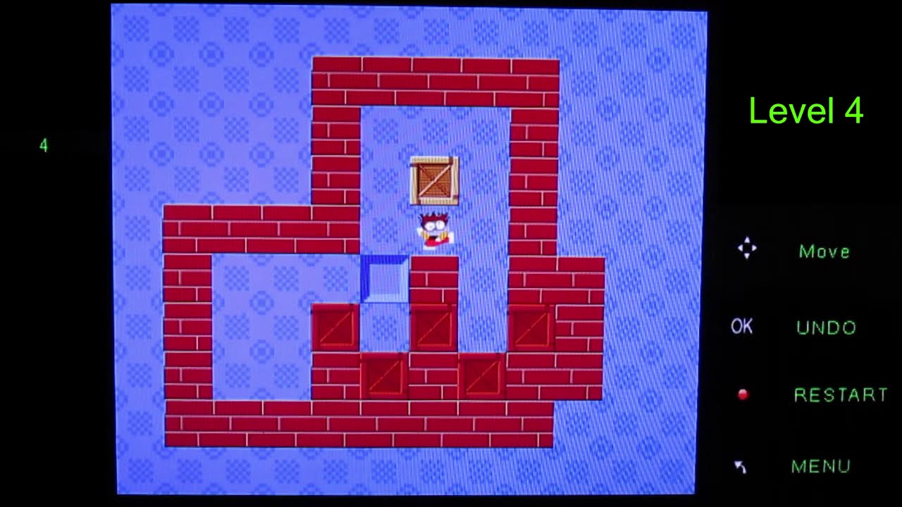 Push box Tv level 1 - 20 (all levels) sokoban