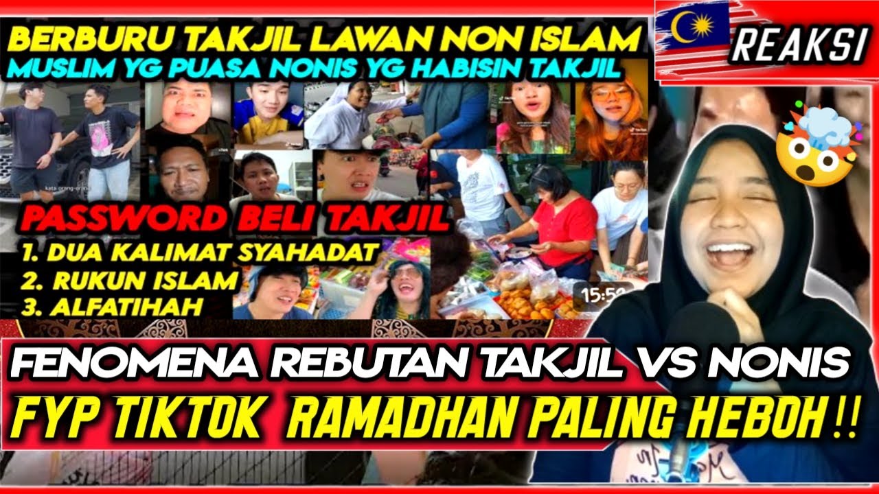 WAR TAKJIL ❗❗ NONIS DISURUH KURUNG ! TAKJIL DI BURU MUSLIM GAK KEBAGIAN 🤣🤣
