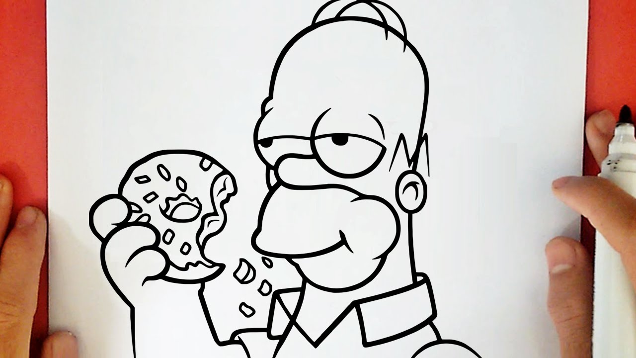 COMO DIBUJAR A HOMER SIMPSON