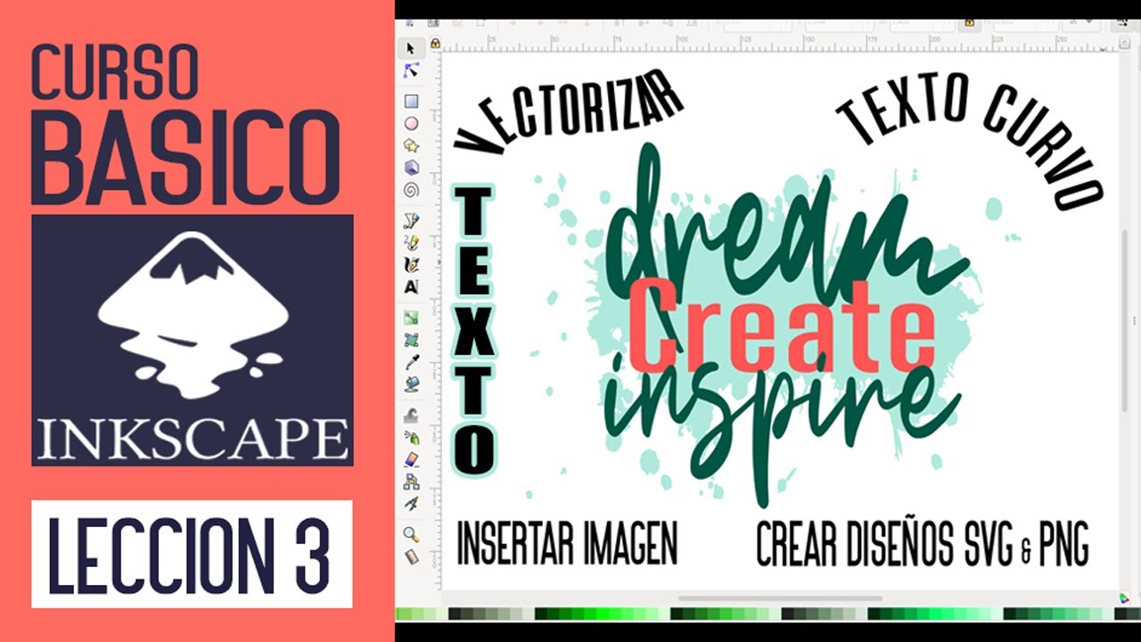 Как пользоваться Inkscape - Урок 3 🌟 Создание дизайнов с текстом в SVG-PNG {Inkscape для НАЧИНАЮЩ...