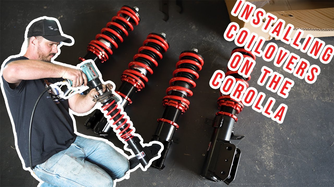INSTALLING COILOVERS ON A COROLLA E9 | SOUTH AFRICA | AIRLUX COILOVERS | THE LOWDOWN CO | EP 04