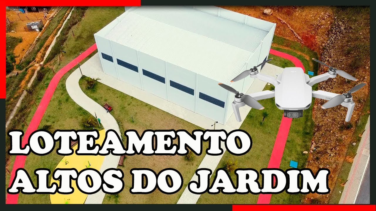 Drone sobrevoa loteamento altos do jardim bairro Janaina Biguaçu sc