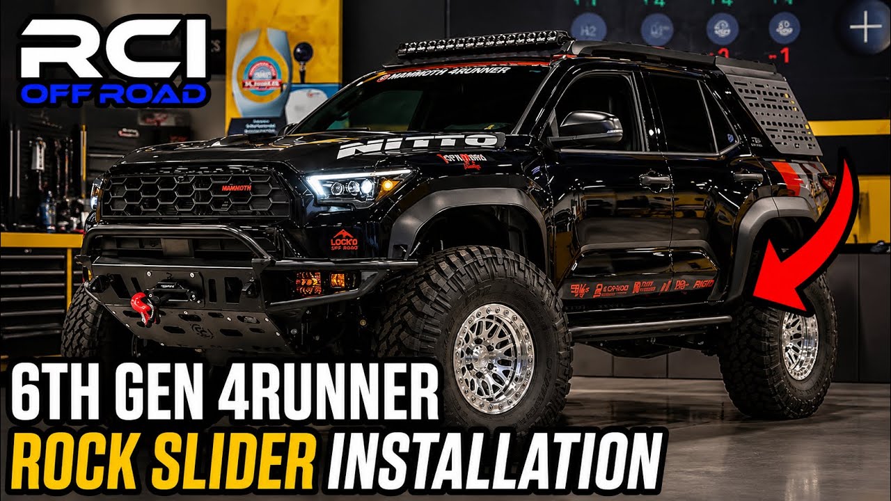 6-е поколение 4runner получает слайдеры Rock