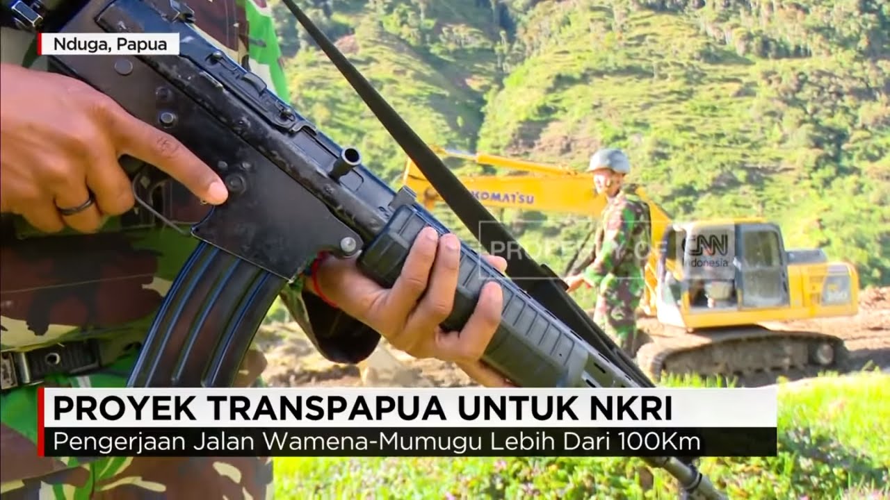 Zeni TNI Bangun Proyek Transpapua untuk NKRI
