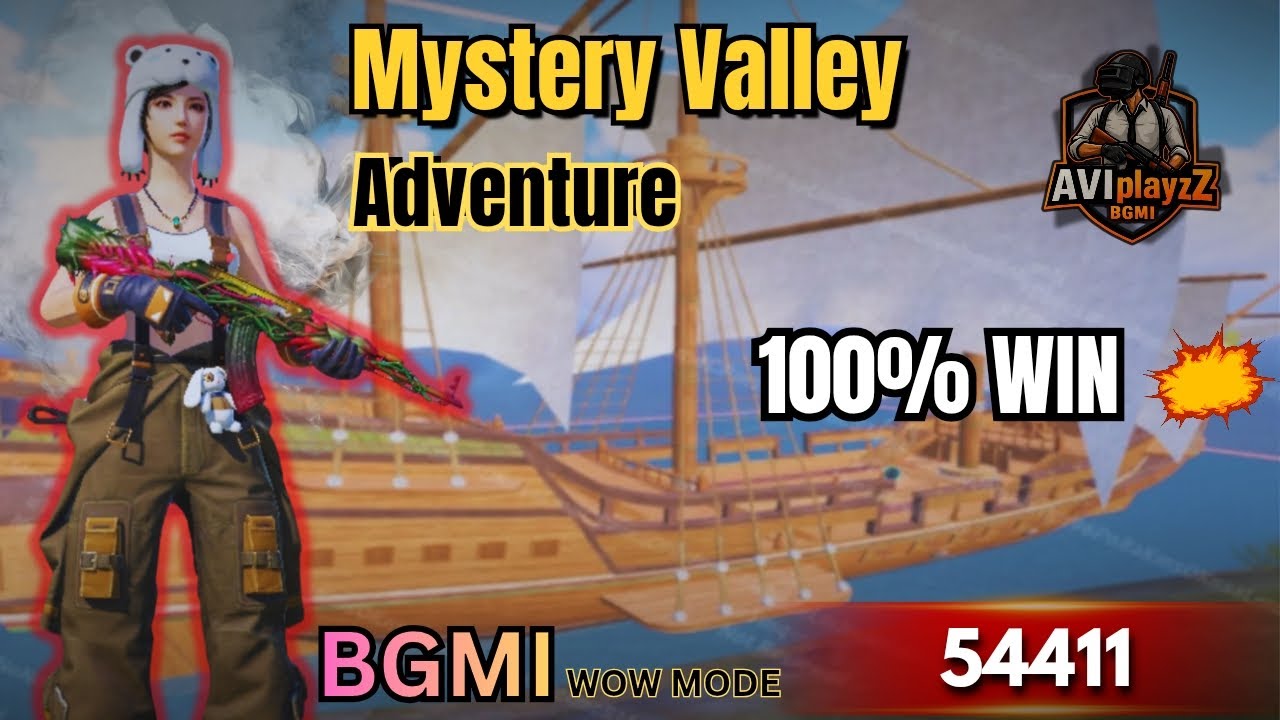 Mystery Valley Adventure 😱 BGMI WOW Mode | Map Code 54411