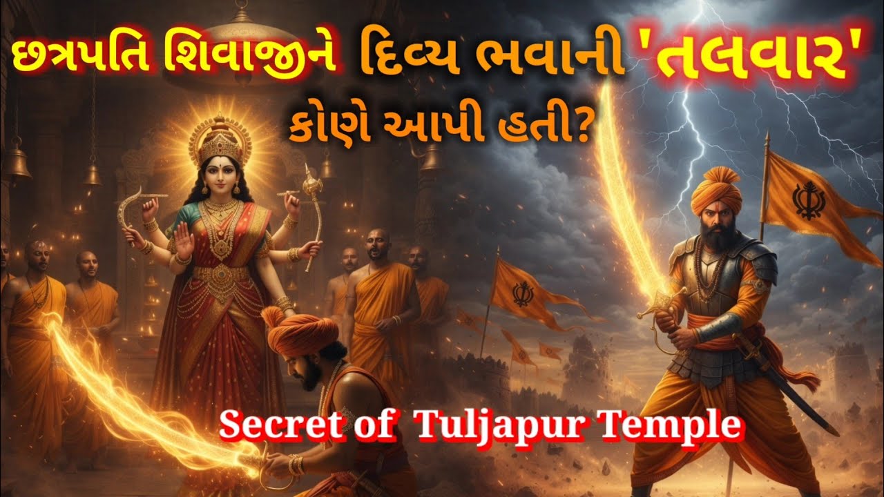 છત્રપતિ શિવાજી મહારાજને દિવ્ય ભવાની તલવાર કોણે આપી? | તુલજાપુર મંદિરનું રહસ્ય | #Tuljapur #અંબાજી 