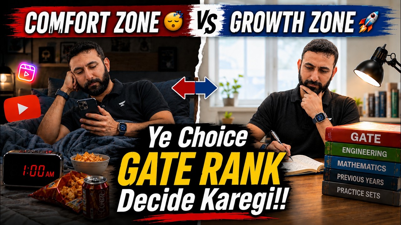 Why Most Students Fail in GATE 2027 | Comfort Zone vs Growth Zone | GATE Motivation By Aditya Sir