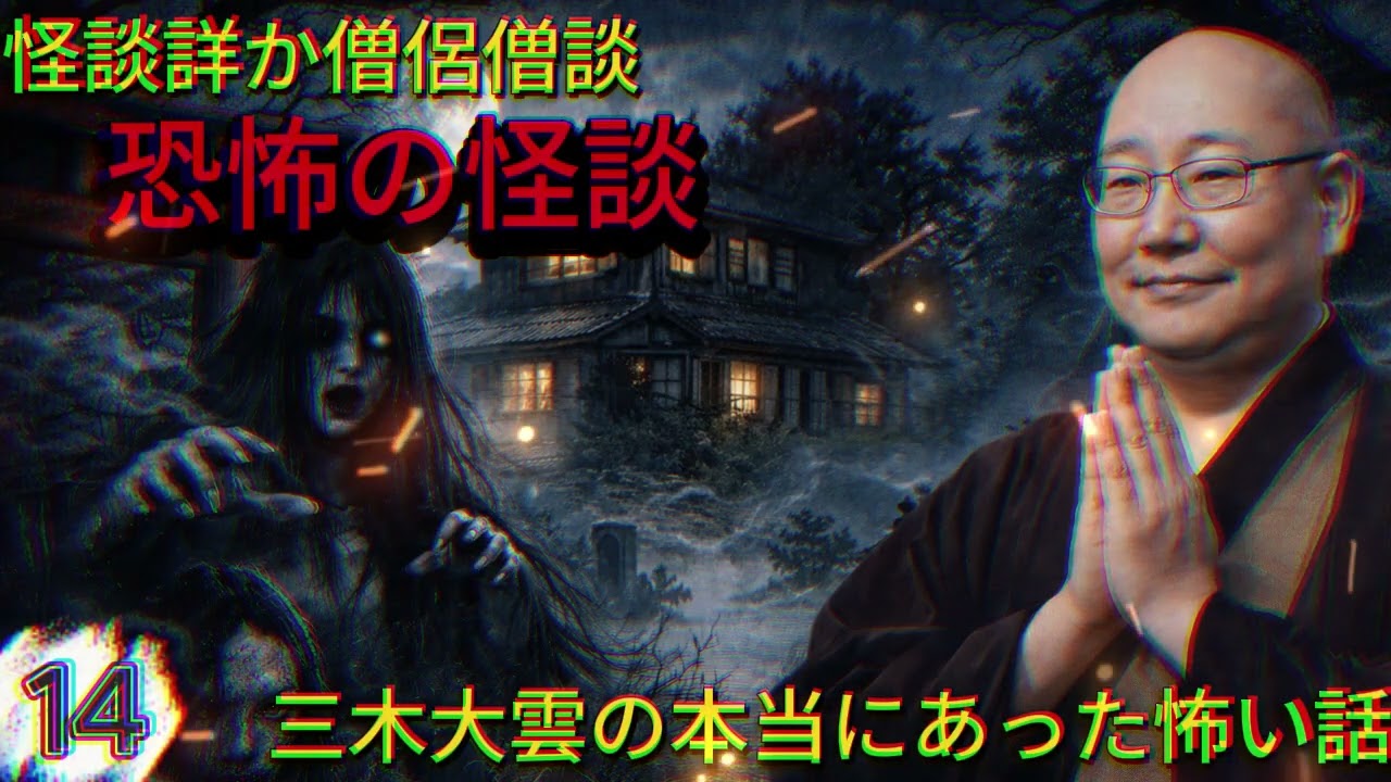 1️⃣4️⃣ 怪談説法 三木大雲 #14｜本当にあった不思議な話 睡眠用BGM