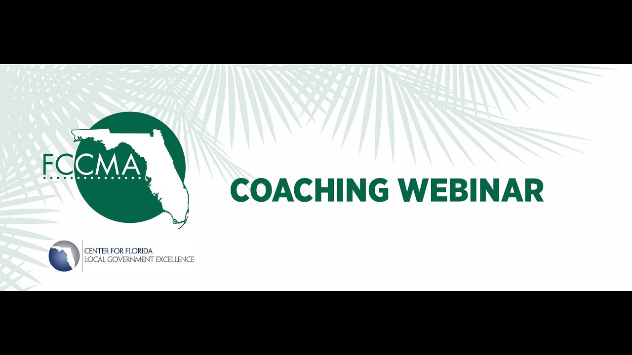 FCCMA Webinar - Florida Local Government Revenue Projections