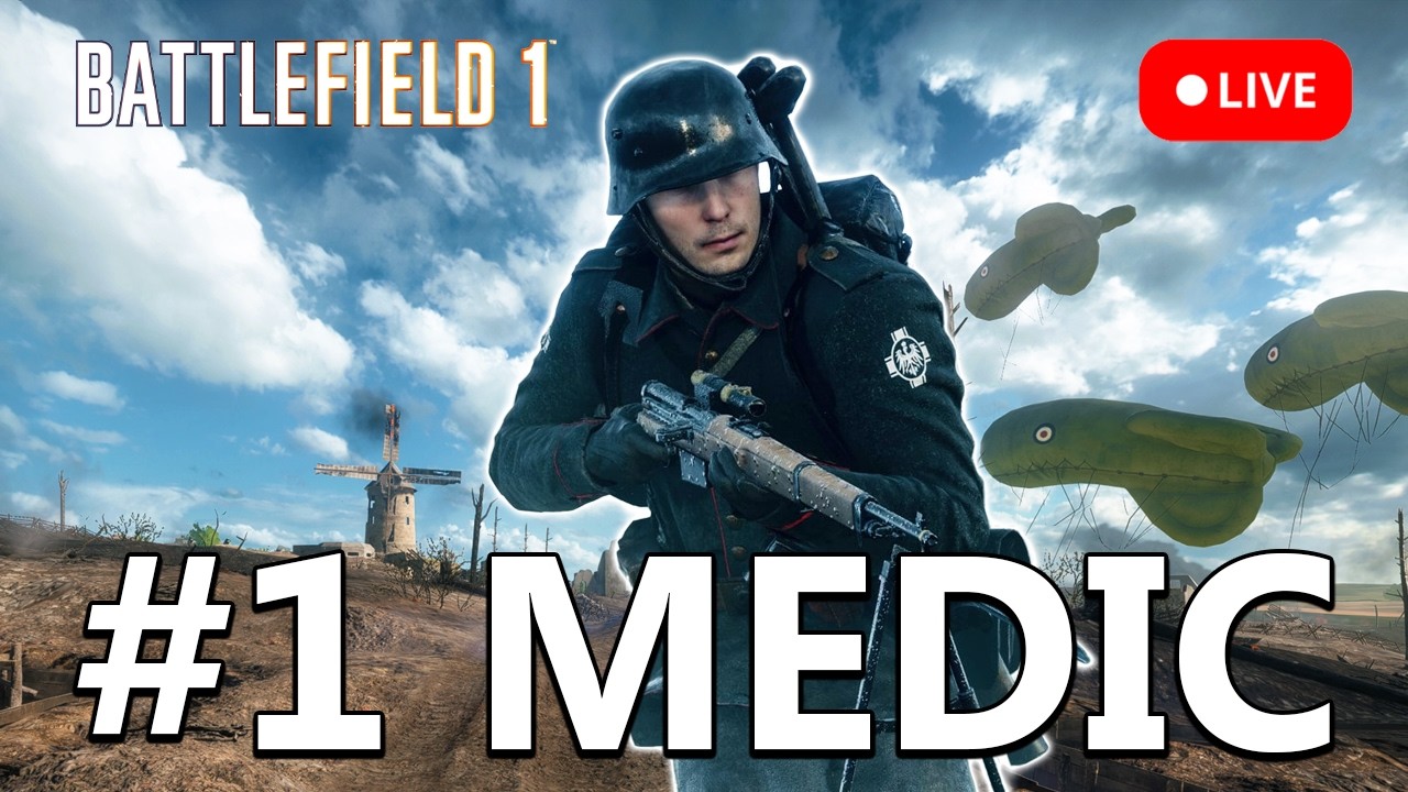 Mondragon Service Stars: 28/100 | Battlefield 1 Operations as Medic | BF1 Live | May 16, 2026