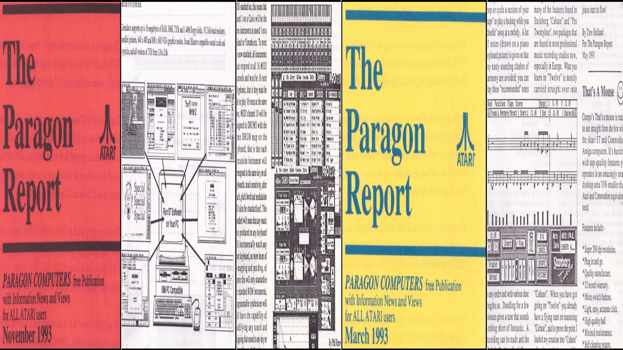 ATTRACT MODE THE PARAGON REPORT ATARI ST AUSTRALIA 1988 94 SAVE RETRO COMPUTER MAGAZINES FR OBLIVION