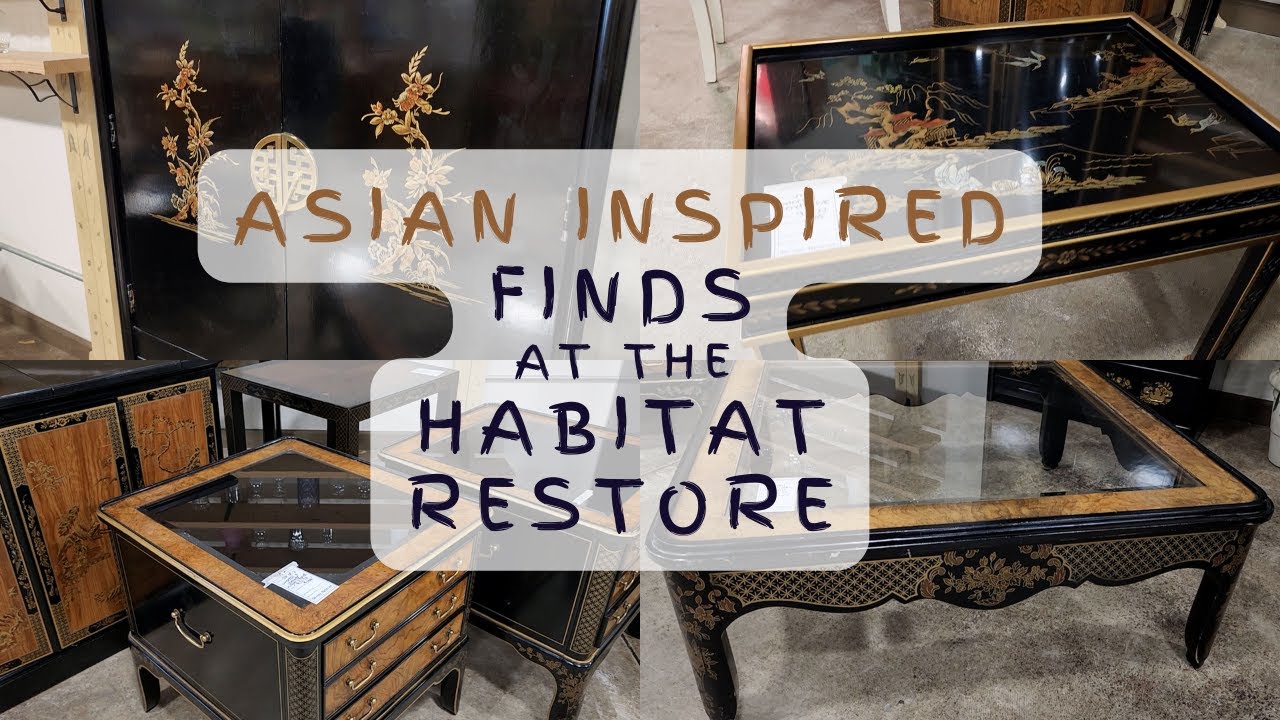 Habitat ReStore //Asian Inspired Decor and more #shopping #thrifting #restore