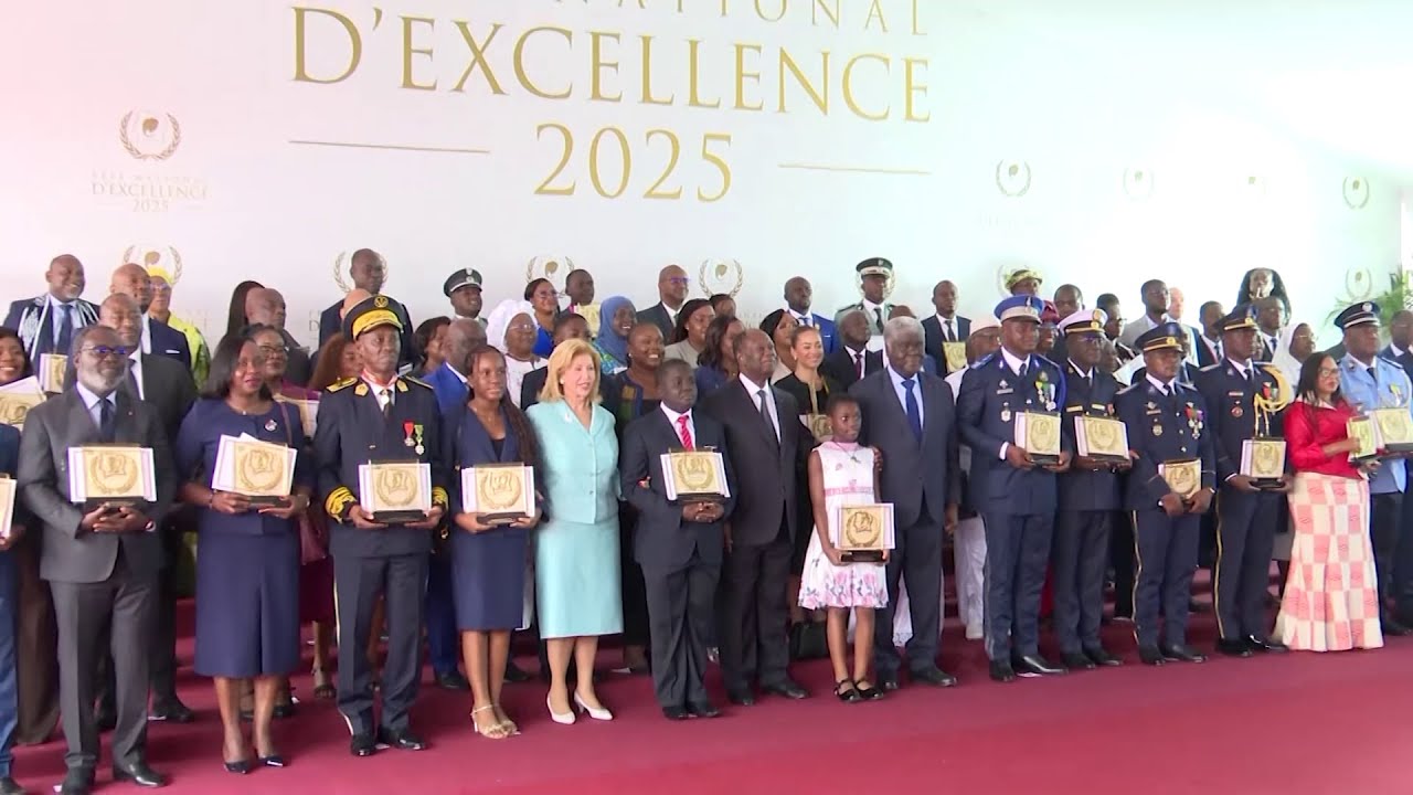 Prix National d'Excellence 2025 : 74 lauréats d’exception honorés par le Président Ouattara