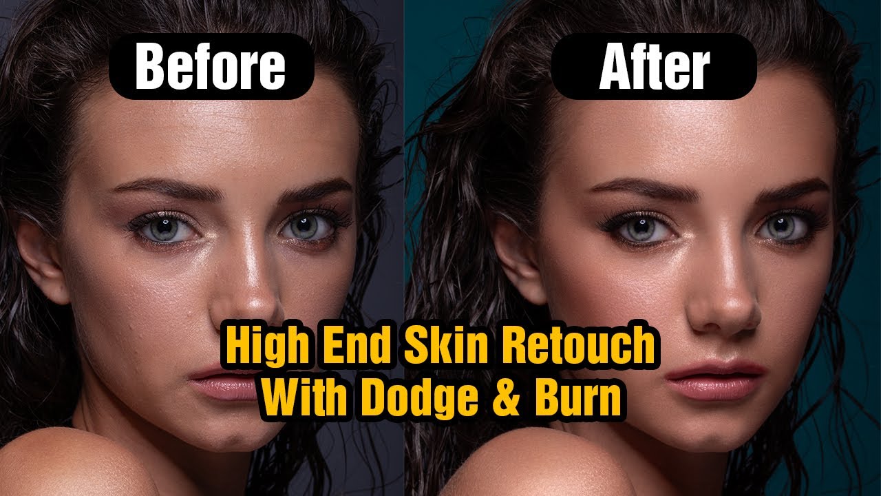 Dodge Burn With Skin Retouching In Photoshop (2025)
