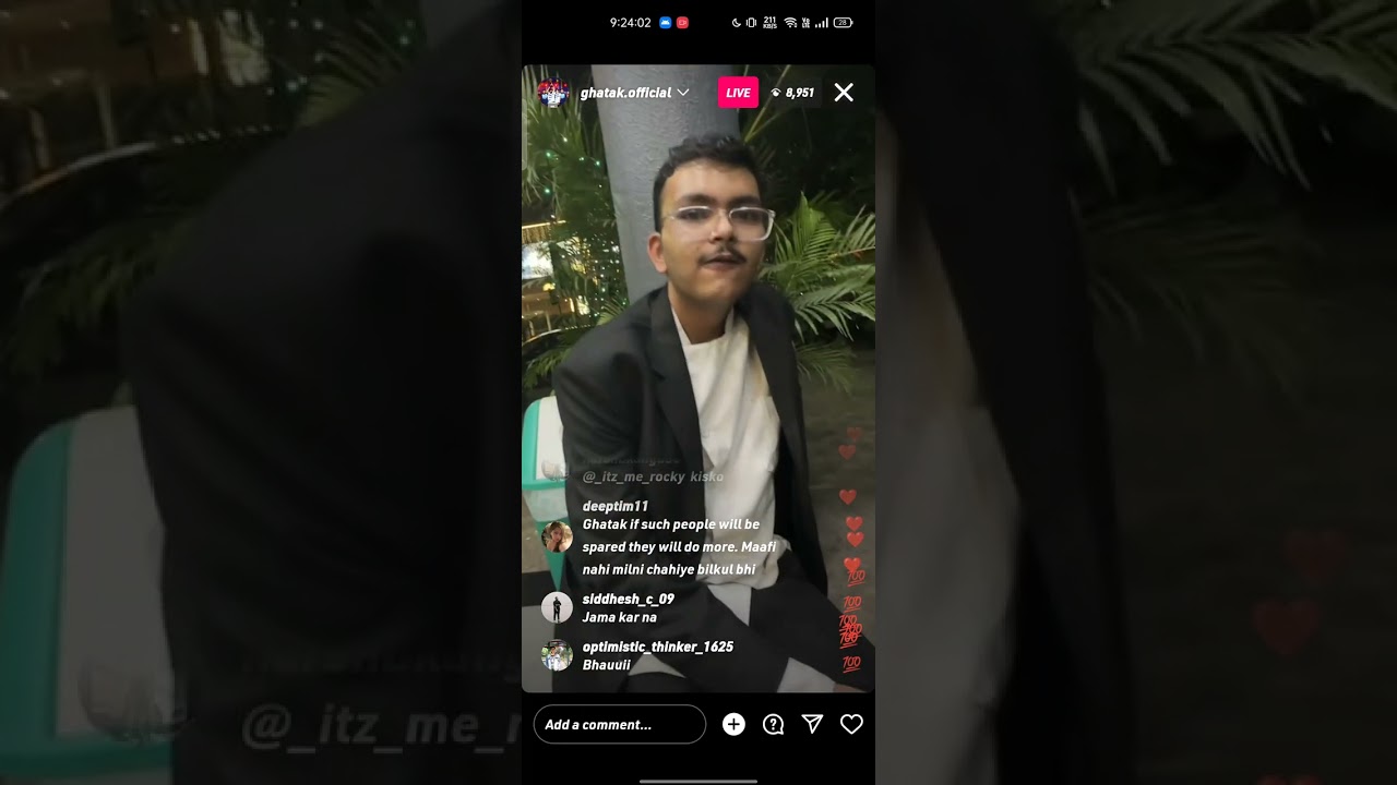 Godl Ghatak Full Instagram Live With Hacker ☠️|| FIR 🚨🔴