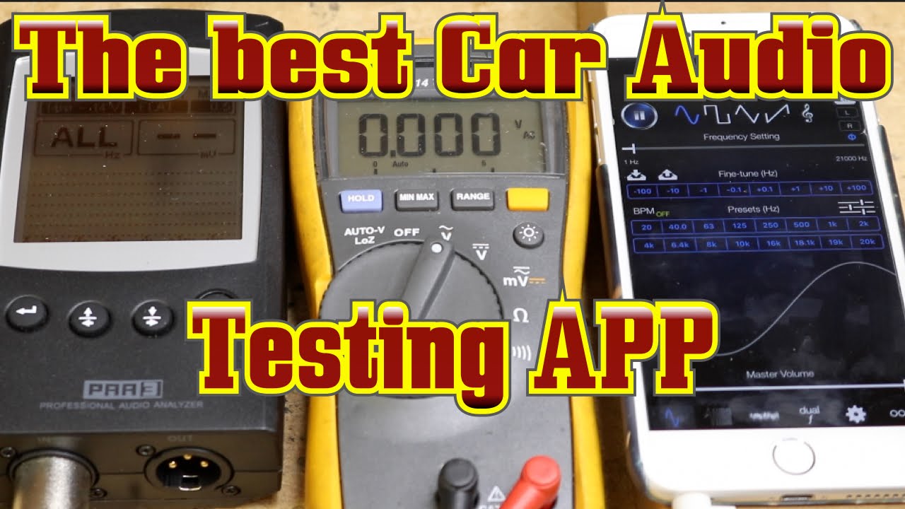 The Best App for Car Audio testing on an iPhone