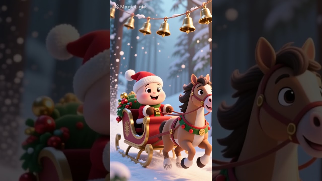 Jingle Bells for Kids 🎅❄️🎄 | Christmas Song and Cartoon 