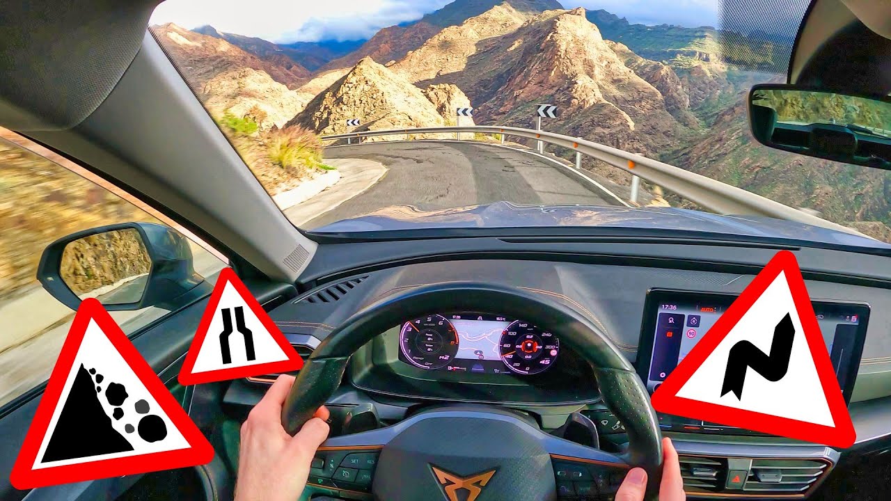POV driving down the MOST BEAUTIFUL VALLEY on Gran Canaria | GC-210 | Cupra Formentor