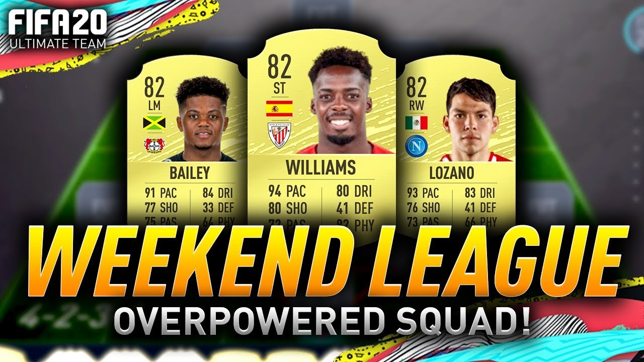 OVERPOWERED WEEKEND LEAGUE TEAM! FIFA 20 ULTIMATE TEAM!
