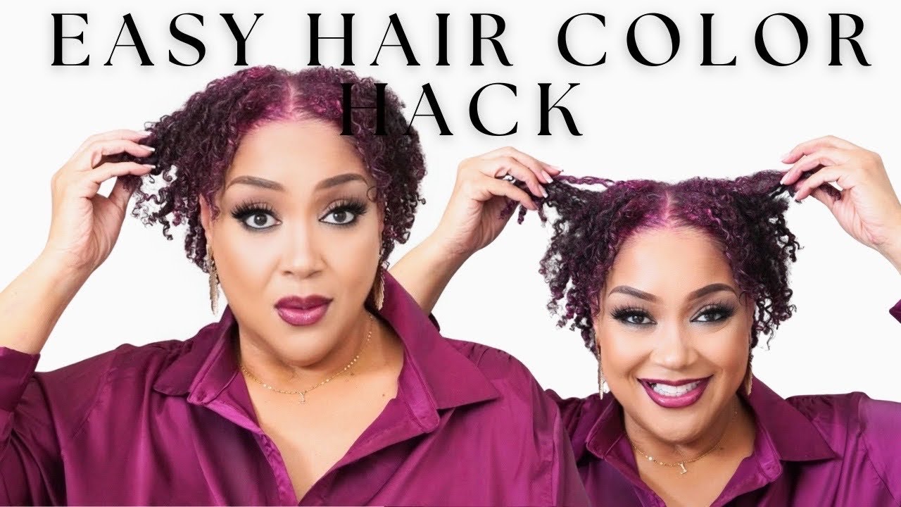 No Damage, Just Color! Temporary Hair Wax on Fine Thin Hair