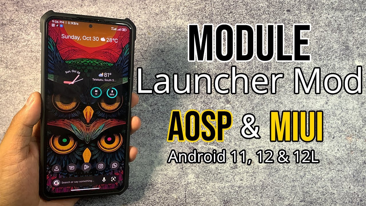 Bisa di Miui Cuy! - Module Launcher Mod untuk Aosp & Miui - Android 11, 12 & 12L