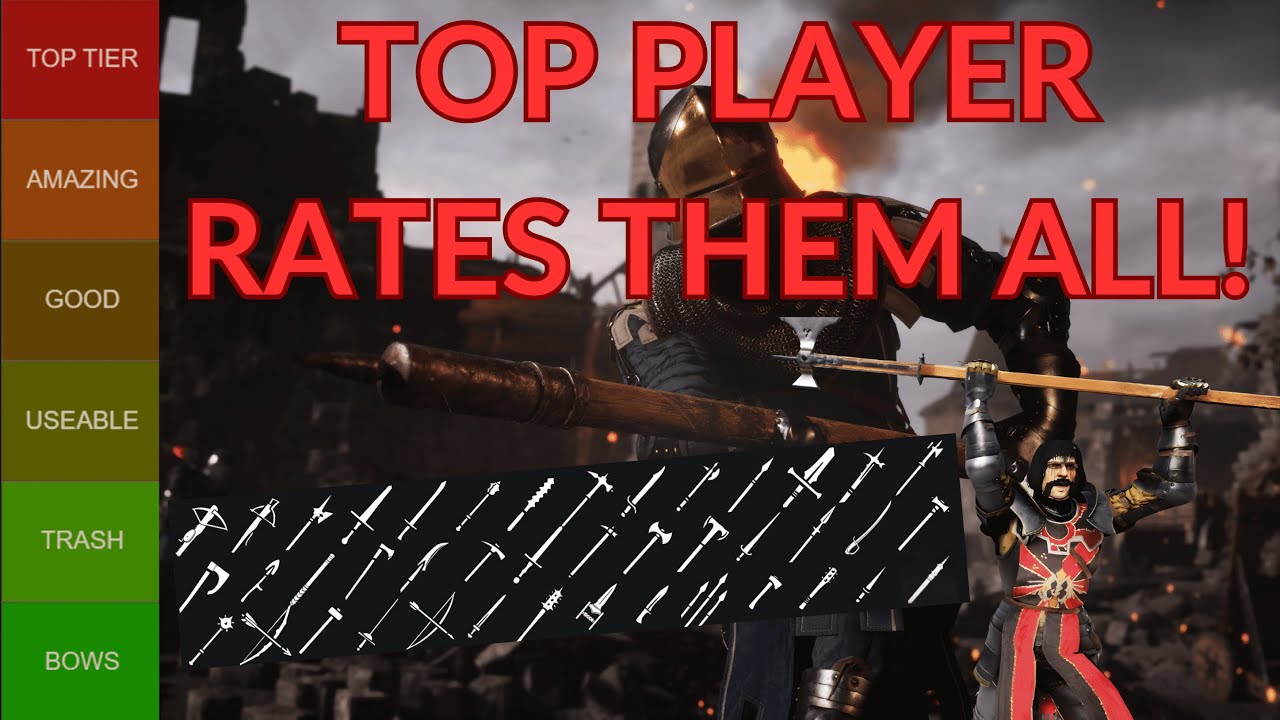 Chivalry 2 Weapon Tier List (2.11.1)