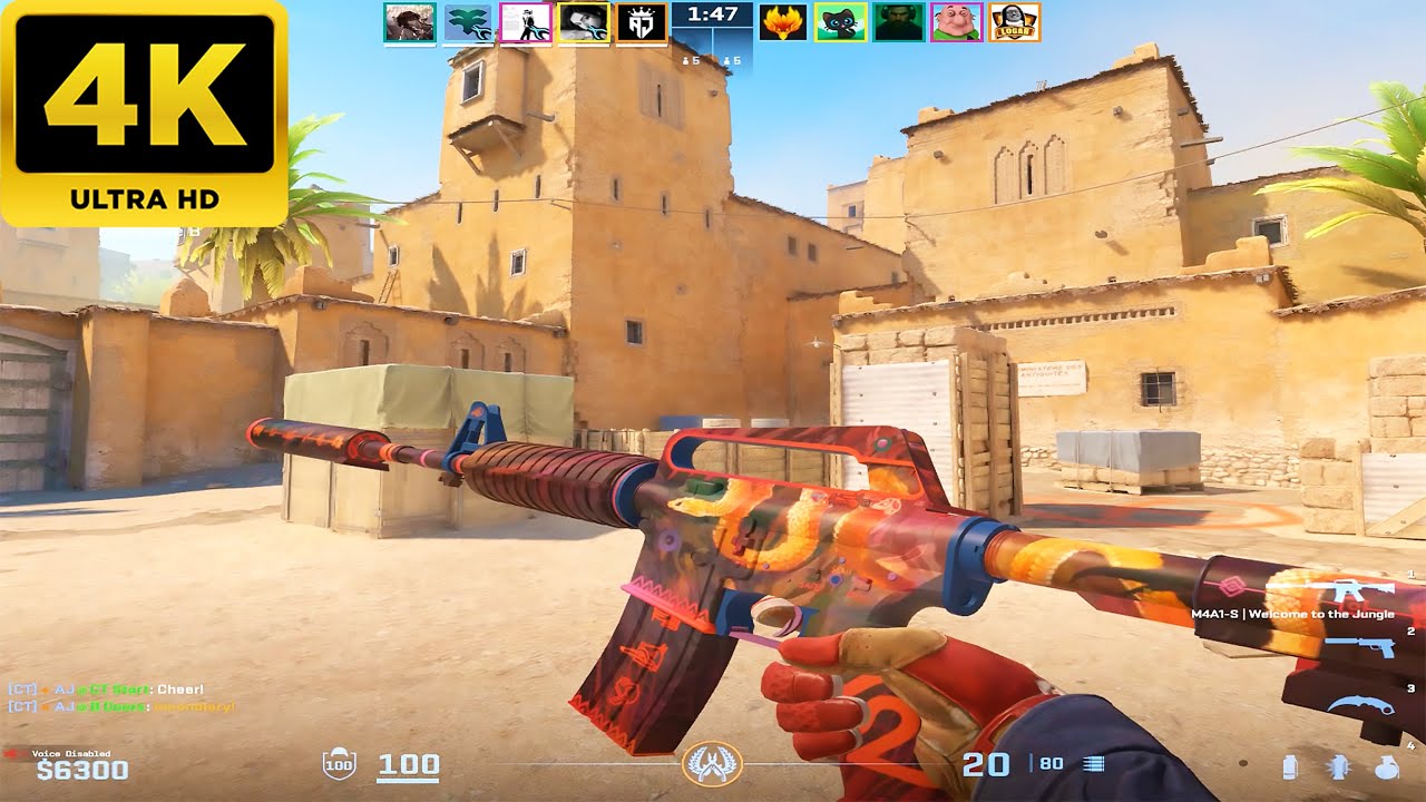 Counter Strike 2 -  Dust 2 - Full Gameplay