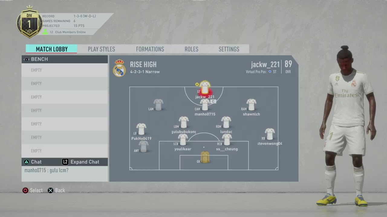 FPC Match 38 RISE HIGH Vs. TWClub