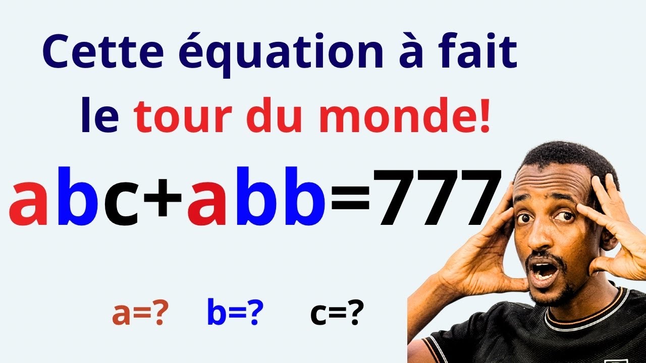 L'équation qui a fait le tour du monde 