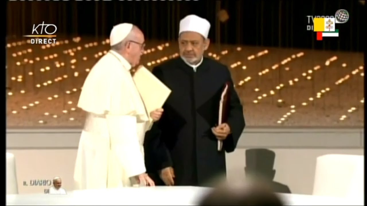 Le Pape aux Emirats : Signature de la déclaration sur la fraternité humaine