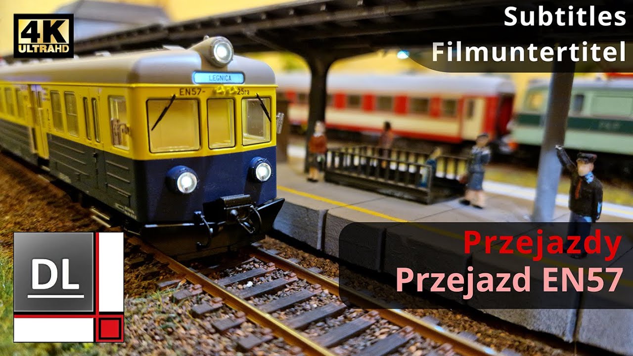 EN57 PKP Piko - Elektryczny zespół trakcyjny - Przejazd #Makieta #Piko #PKP #4K #DCC