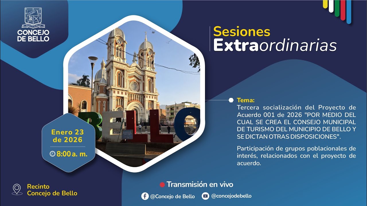 Sesión extraordinaria 23 de enero 2026