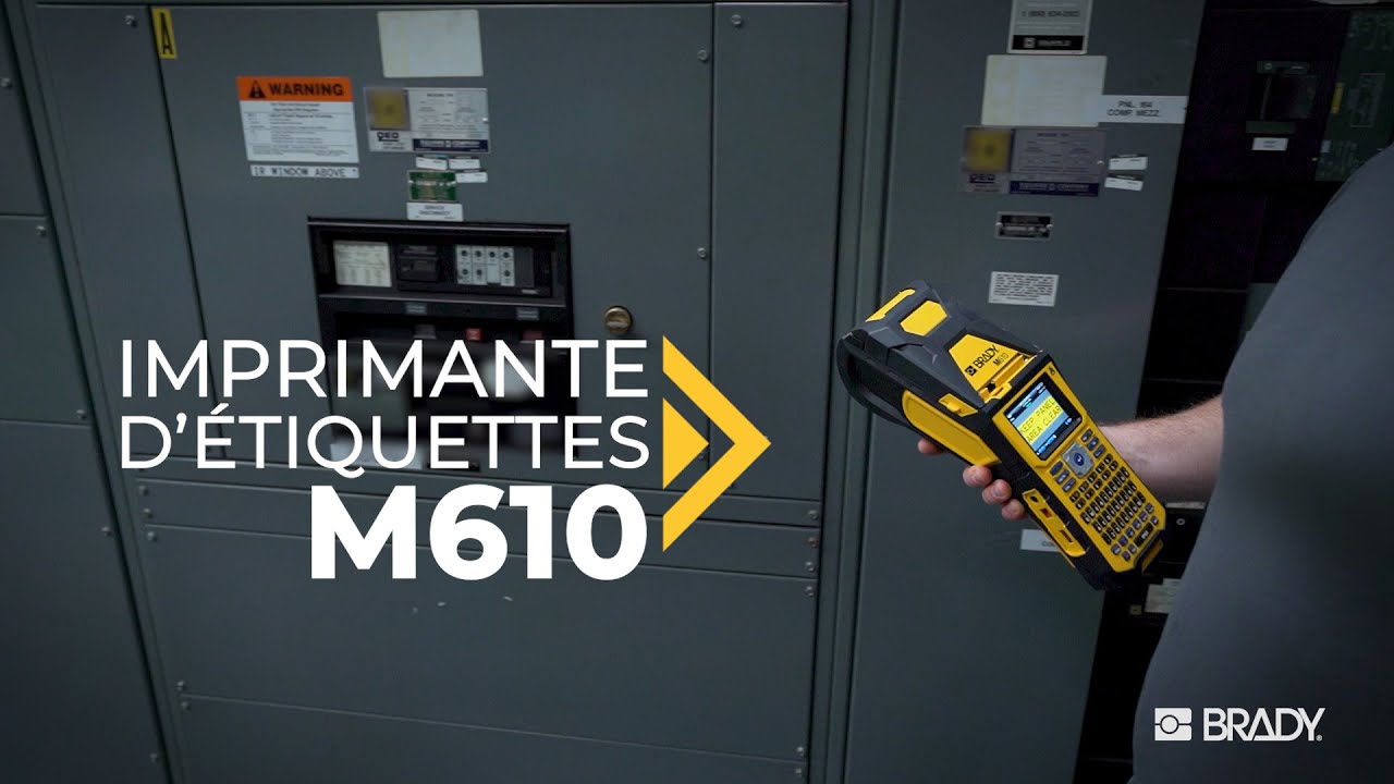 Brady M610 Portable Label Printer | Overview | French (Canada)