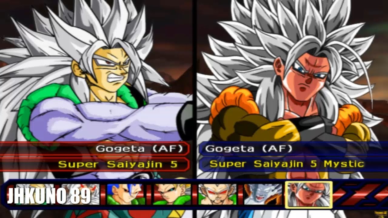 AF INICIAL vs AF MYSTIC | GOGETA SSJ 5 TEAM vs GOGETA SSJ 5 MYSTIC TEAM | DBZ BT3
