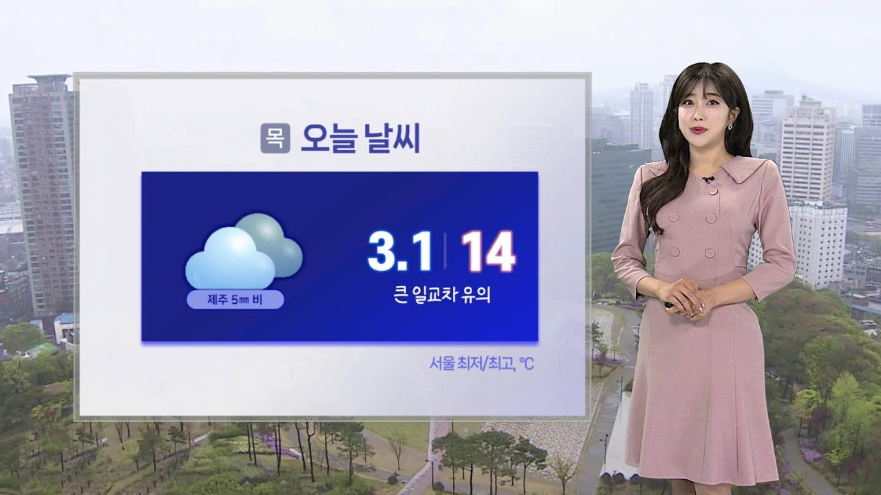 [날씨] 점점 다가오는 봄…포근하지만 큰 일교차, 대기 건조 / 연합뉴스TV (YonhapnewsTV)