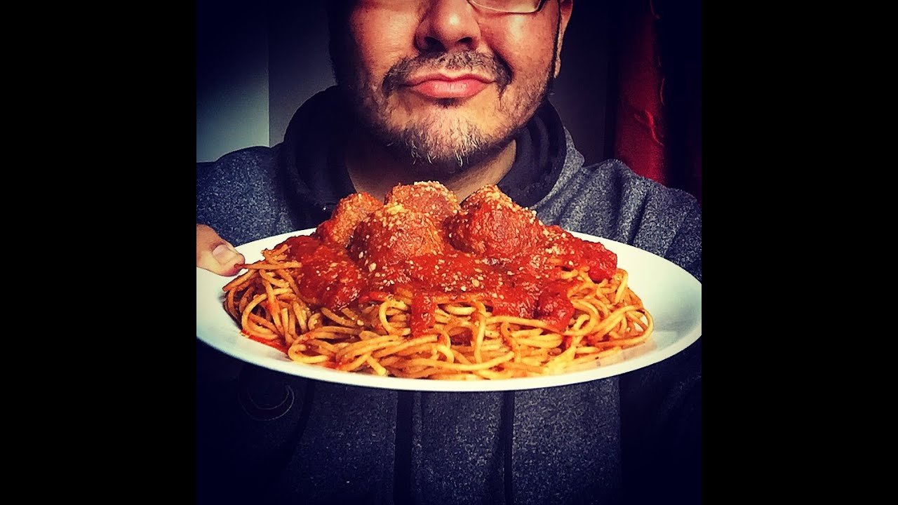 Asmr #366 Spaghetti and Meatballs!