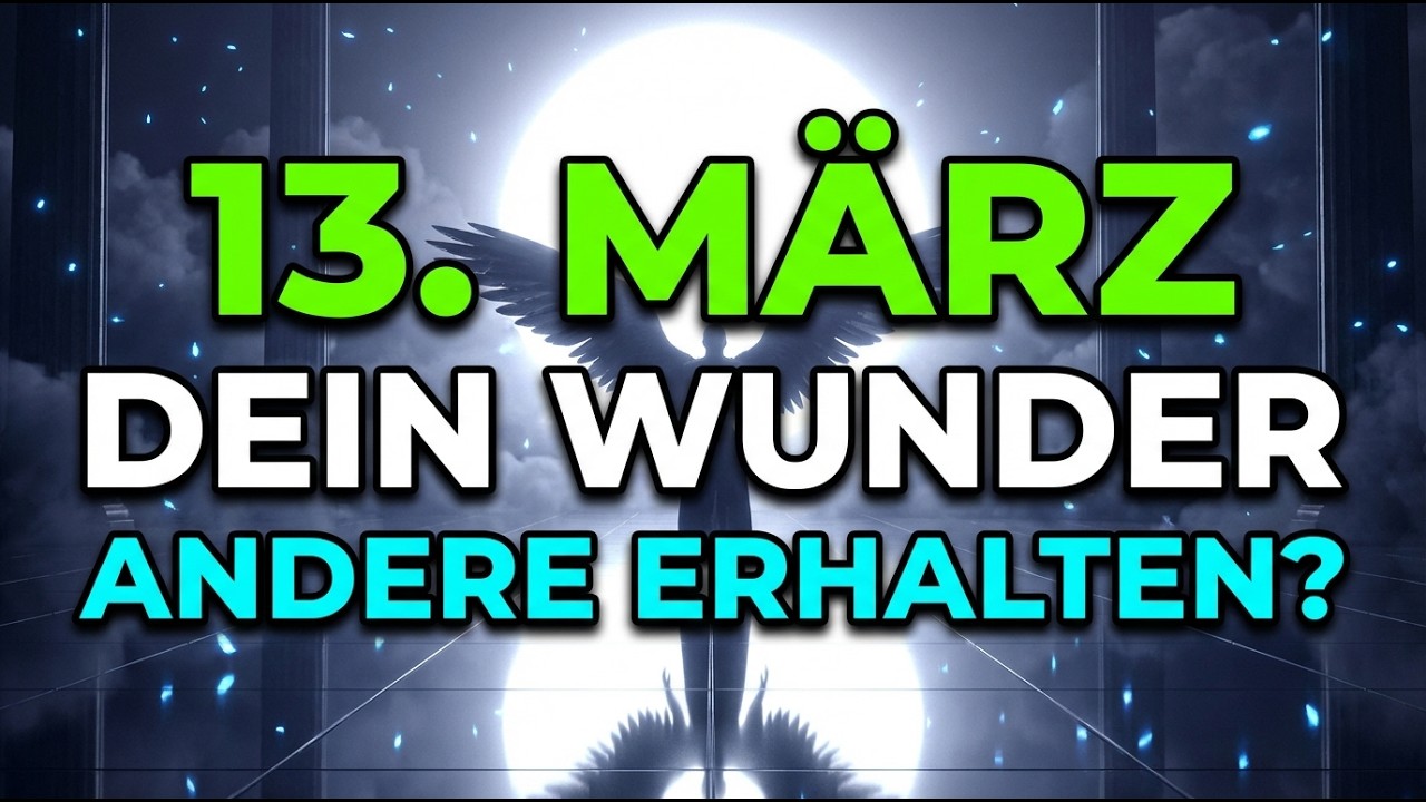 13. März - JESUS WARNT: DEIN WUNDER IST HIER. WENN DU SCROLLST, GEBE ICH ES JEMAND ANDEREM...