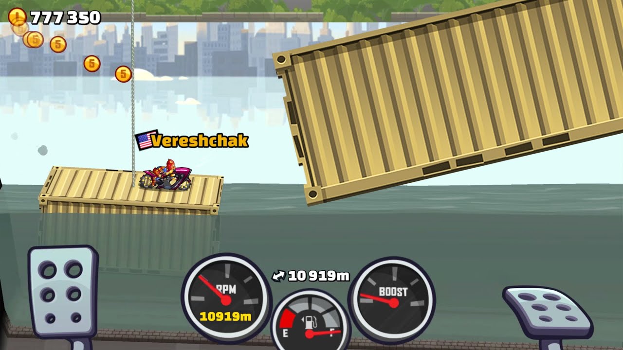 Hill Climb Racing 2 - Superbike in CITY 10945m Gameplay Walkthrough