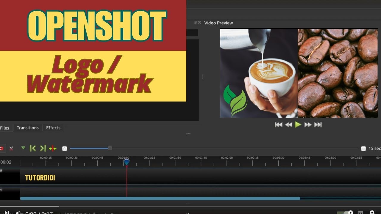 Добавление логотипа и водяного знака - Учебное пособие по редактору видео OpenShot №16