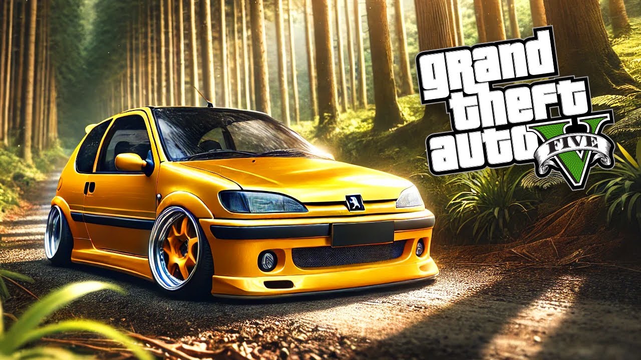 GTA 5 PEUGEOT 106 MODU ! (otoban faresi) - Excalibur Gücüyle!