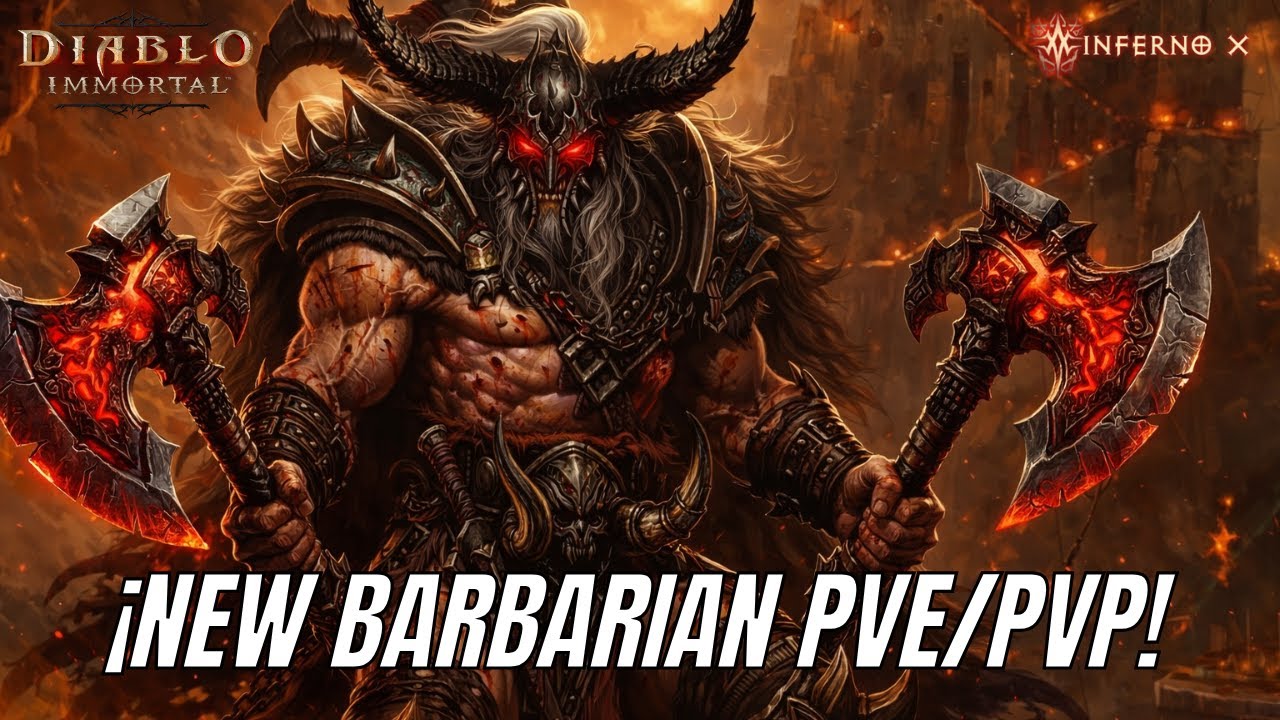 ¿El BÁRBARO es la CLASE MÁS FUERTE actualmente? | Diablo Immortal