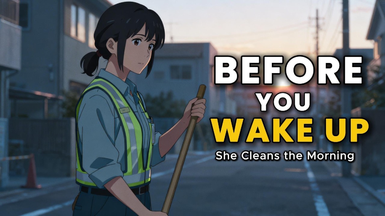 Before You Wake Up… She Cleans the Morning