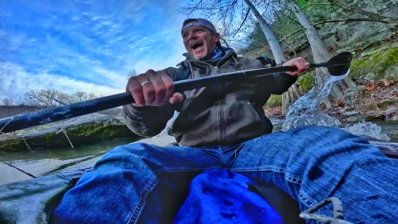Kayaking a Freezing River to Get Back Home
