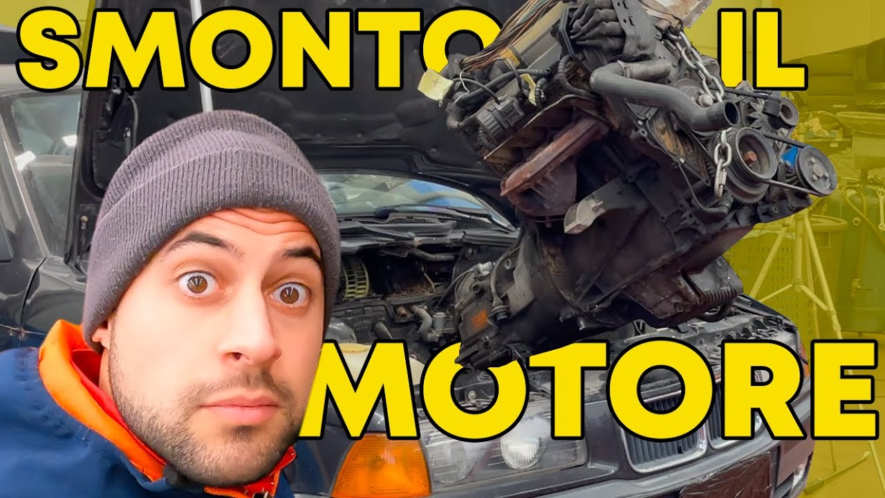 SWAP BMW 318 DRIFTING - SMONTO IL MOTORE | Progetto auto corsi drift pt. 1