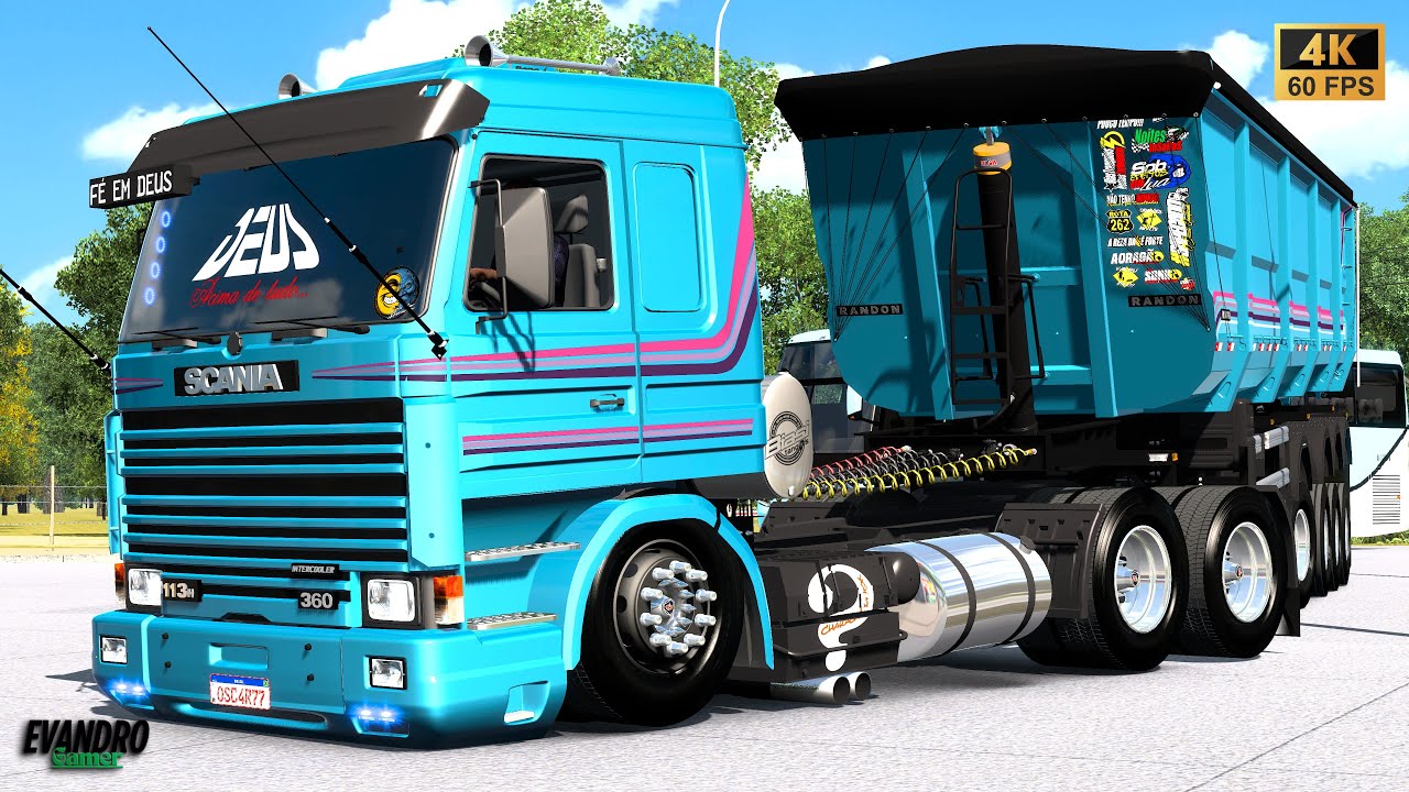 Scania Frontal 113H Potencia Randon NEW-R (42 t) dest- Fazenda-Curral Ets2 V1.57