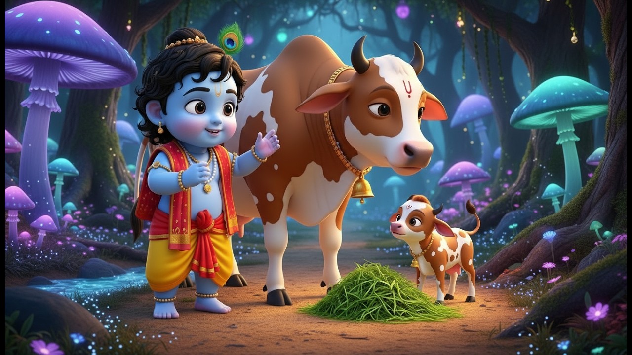छोटी छोटी गैया छोटे छोटे ग्वाल। Choti Choti Gaiya Chote Chote Gwal। #kanha #krishna #krishnabhajan